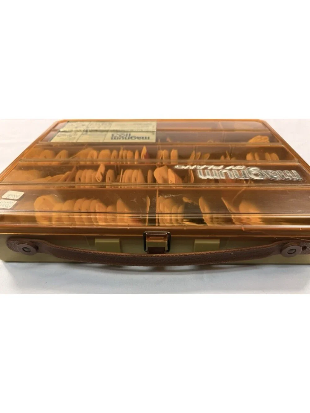 Magnum Plano Storage Box with Embroidery Cross Stitch Floss Craft Sewing